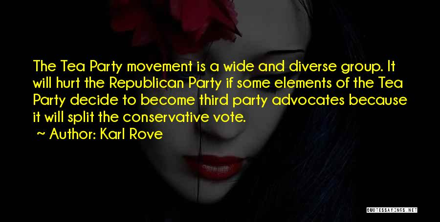 Tea Party Movement Quotes By Karl Rove