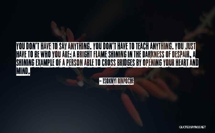Teach By Example Quotes By Tsoknyi Rinpoche Teach By Example Quotes By Tsoknyi Rinpoche