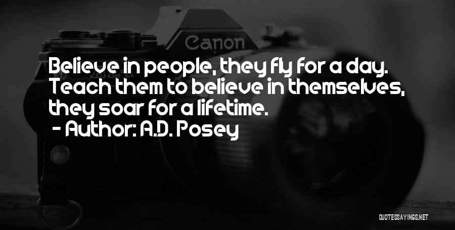 Teach Peace Quotes By A.D. Posey