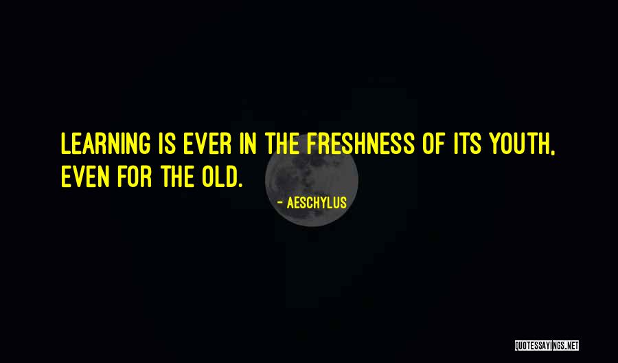 Teach The Youth Quotes By Aeschylus