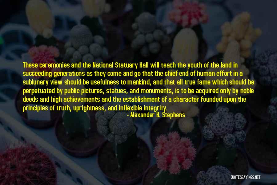 Teach The Youth Quotes By Alexander H. Stephens