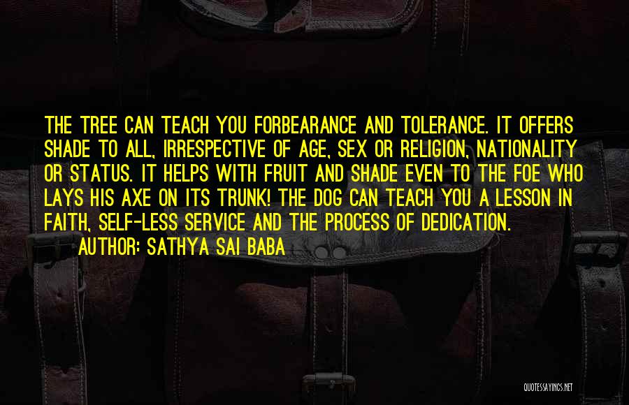 Teach You A Lesson Quotes By Sathya Sai Baba