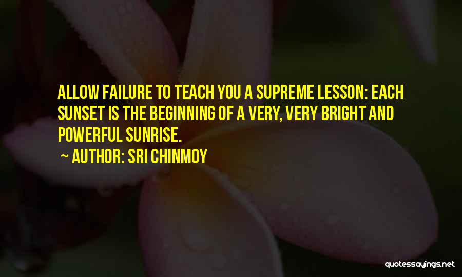 Teach You A Lesson Quotes By Sri Chinmoy