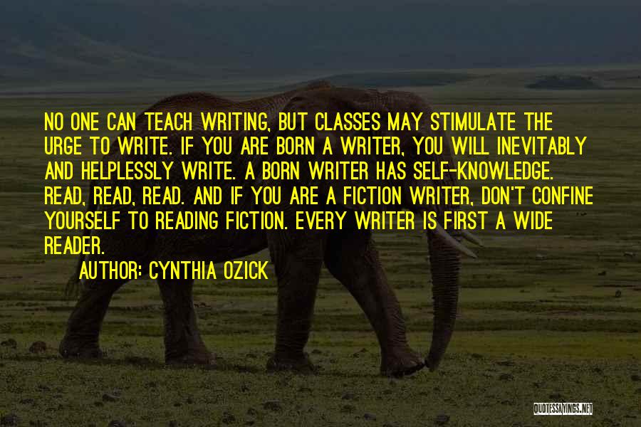 Teach You Quotes By Cynthia Ozick