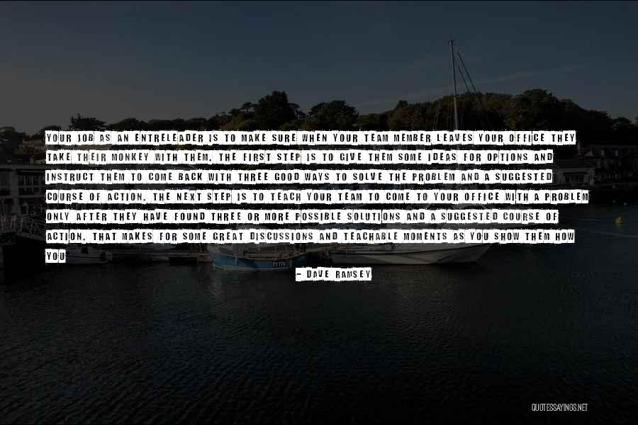 Teachable Moments Quotes By Dave Ramsey Teachable Moments Quotes By Dave Ramsey