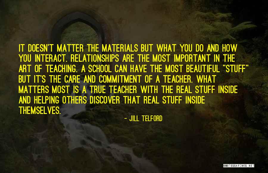 Teacher Helping Quotes By Jill Telford Teacher Helping Quotes By Jill Telford