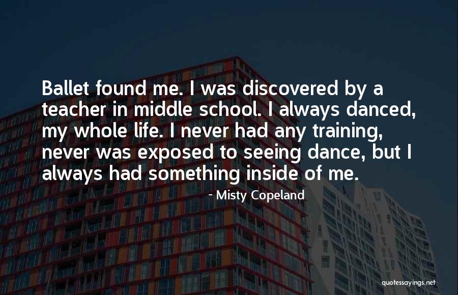 Teacher In Training Quotes By Misty Copeland Teacher In Training Quotes By Misty Copeland