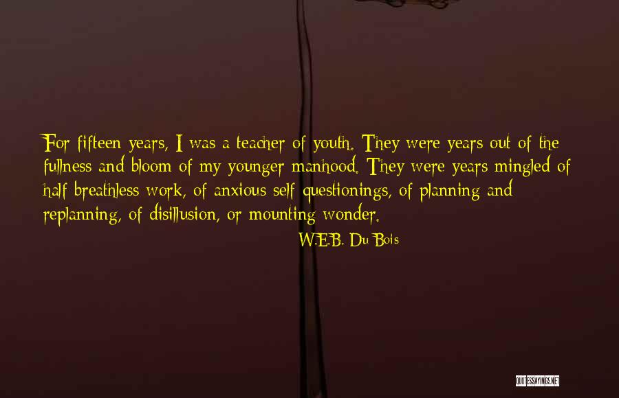Teacher Planning Quotes By W.E.B. Du Bois Teacher Planning Quotes By W.E.B. Du Bois