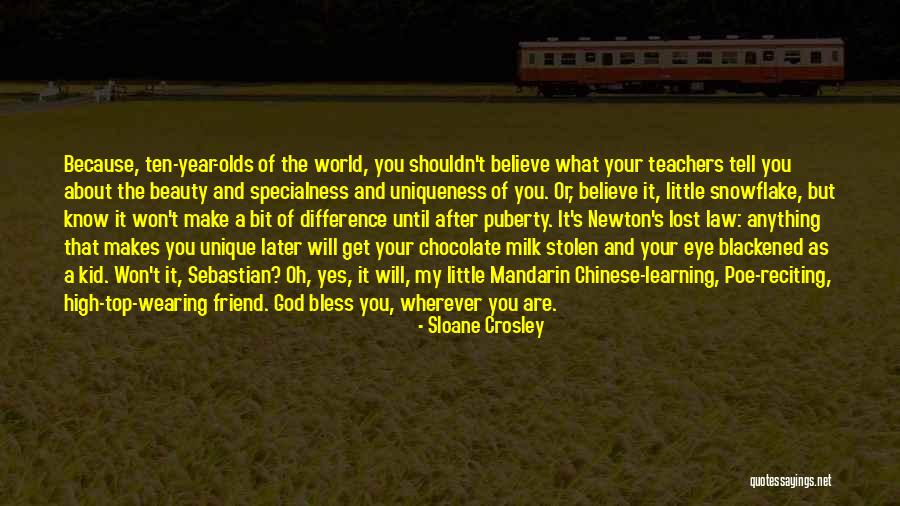 Teachers And Chocolate Quotes By Sloane Crosley