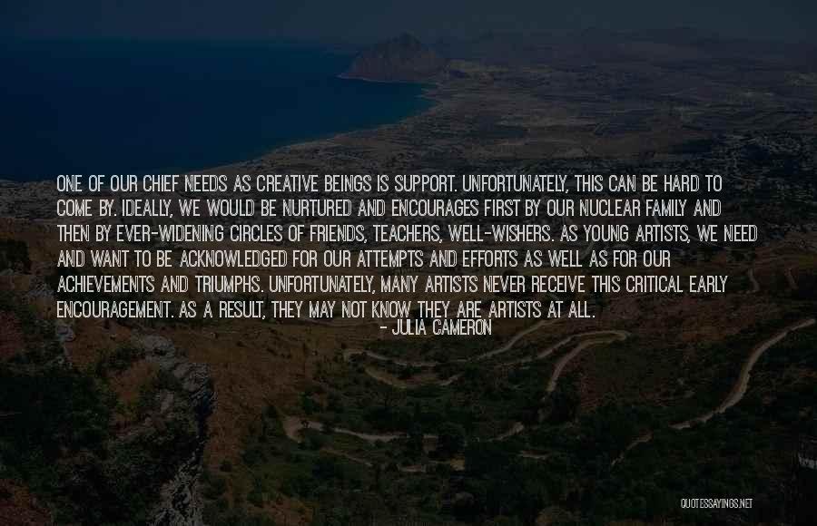 Teachers And Friends Quotes By Julia Cameron
