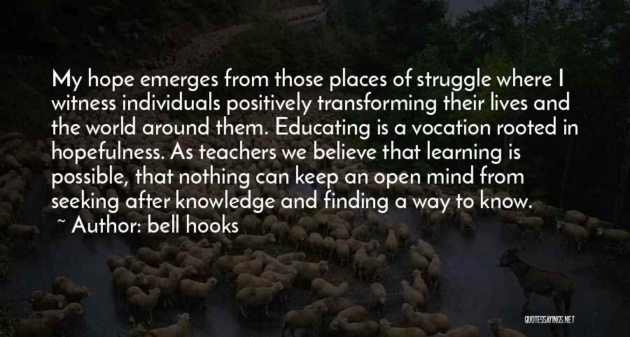 Teachers And Learning Quotes By Bell Hooks