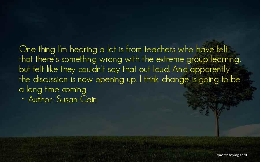 Teachers And Learning Quotes By Susan Cain