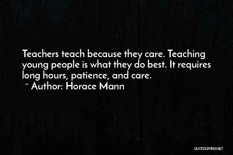 Teachers And Teaching Quotes By Horace Mann