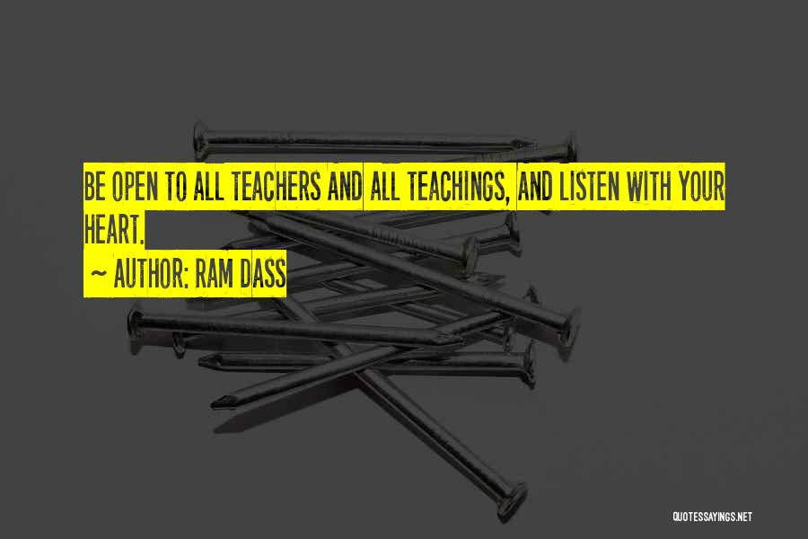 Teachers And Teaching Quotes By Ram Dass