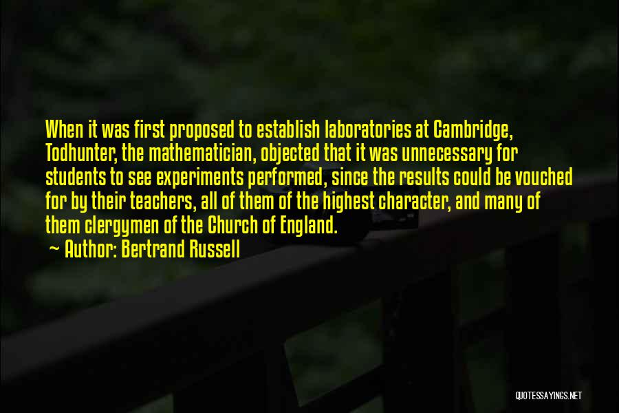 Teachers To Students Quotes By Bertrand Russell