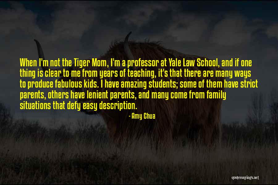 Teaching And Parents Quotes By Amy Chua