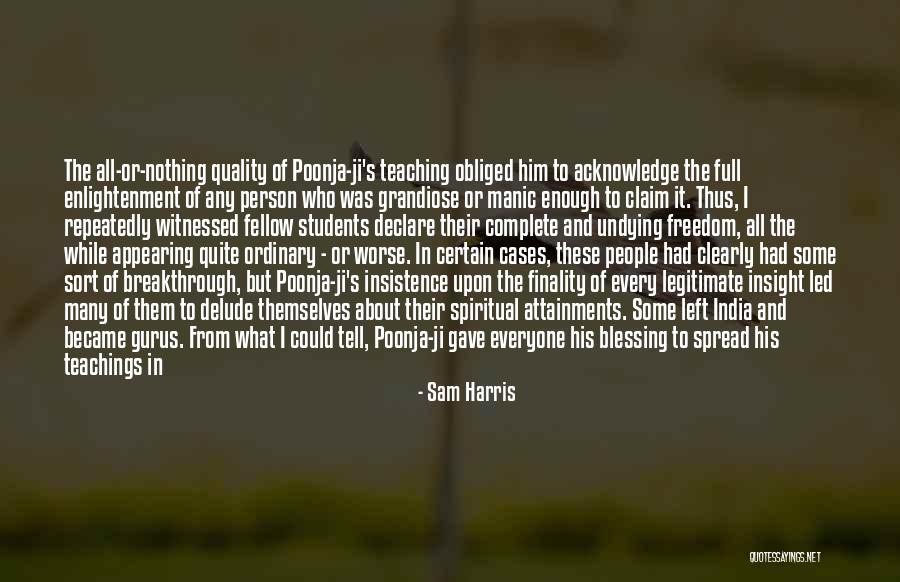 Teaching And Students Quotes By Sam Harris Teaching And Students Quotes By Sam Harris
