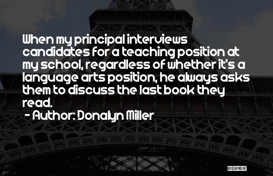 Teaching Language Arts Quotes By Donalyn Miller
