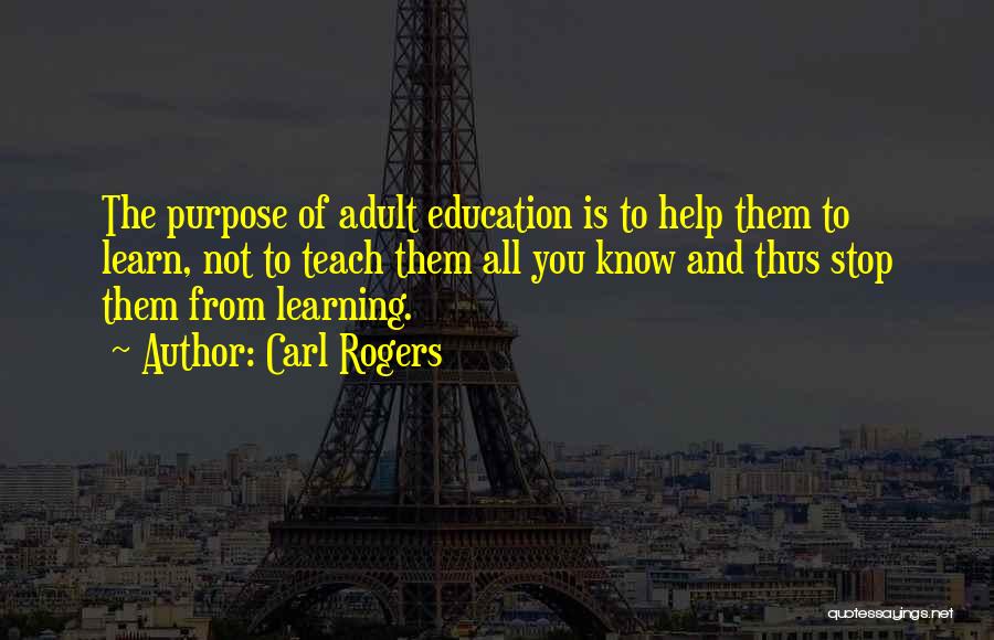 Teaching Learning And Education Quotes By Carl Rogers