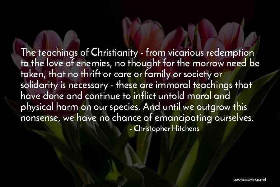 Teaching Love Quotes By Christopher Hitchens