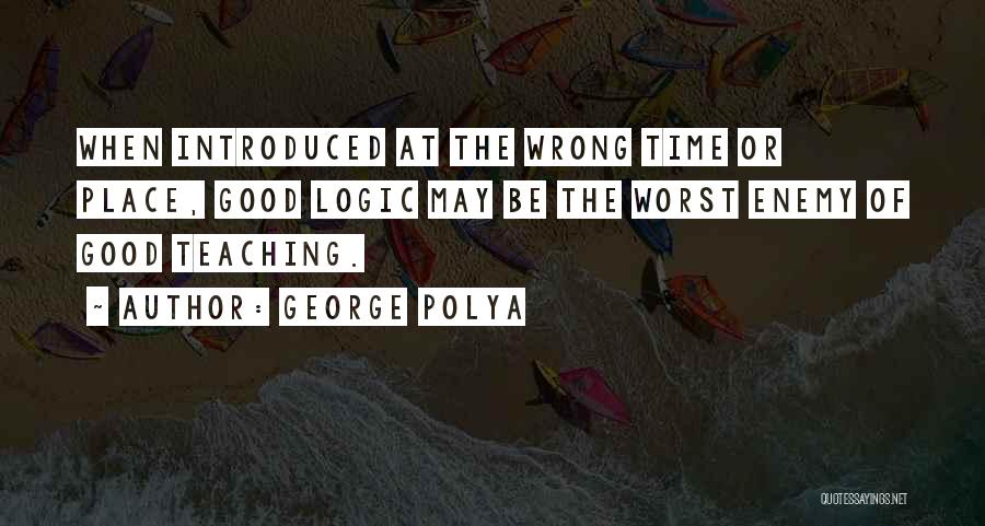 Teaching Math Quotes By George Polya