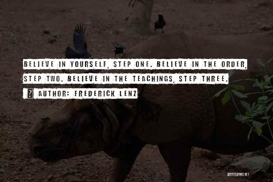 Teaching Yourself Quotes By Frederick Lenz