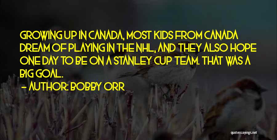 Team And Dream Quotes By Bobby Orr