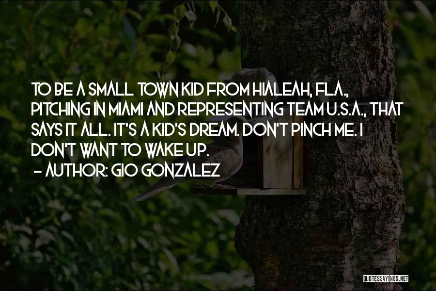 Team And Dream Quotes By Gio Gonzalez