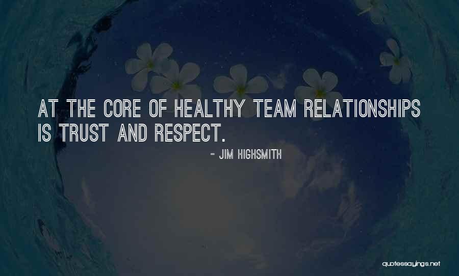 Team And Respect Quotes By Jim Highsmith Team And Respect Quotes By Jim Highsmith