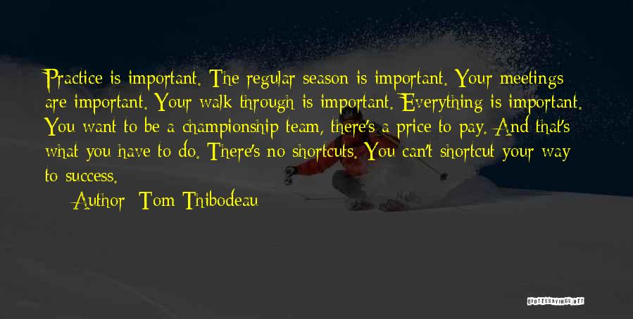 Team And Success Quotes By Tom Thibodeau