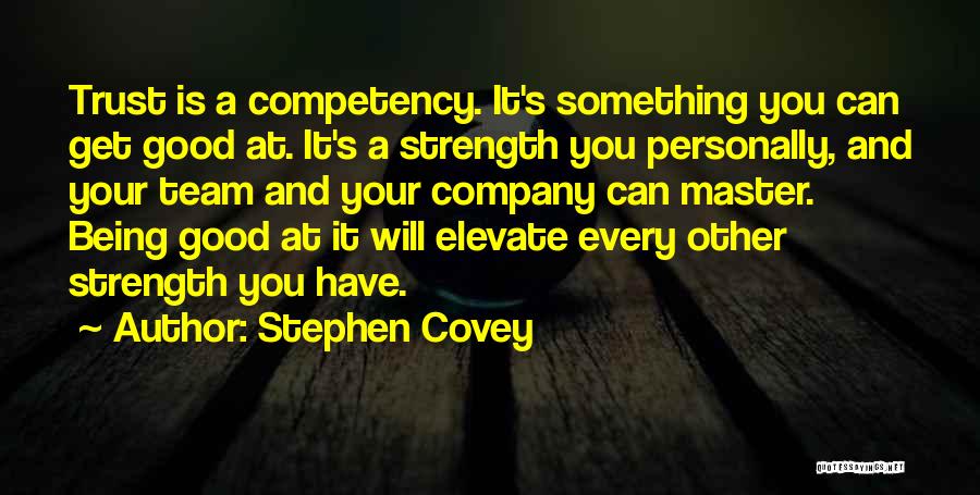 Team And Trust Quotes By Stephen Covey