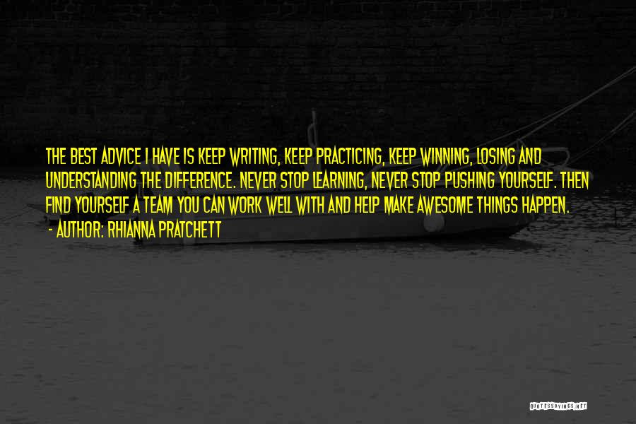 Team And Winning Quotes By Rhianna Pratchett