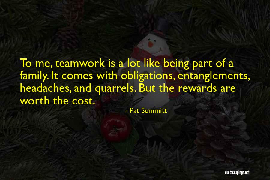 Team Building Quotes By Pat Summitt