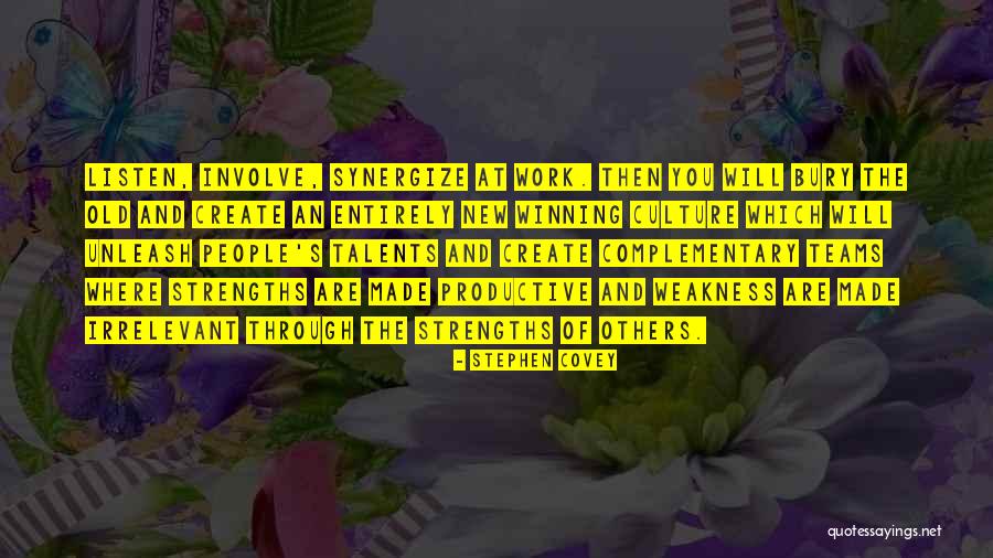 Team Culture Quotes By Stephen Covey Team Culture Quotes By Stephen Covey