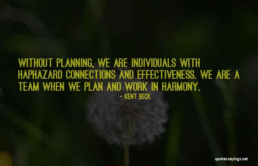 Team Effectiveness Quotes By Kent Beck