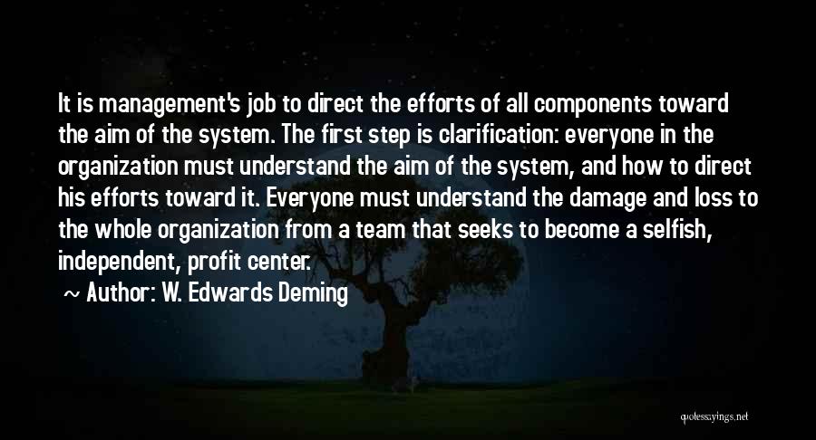 Team Efforts Quotes By W. Edwards Deming