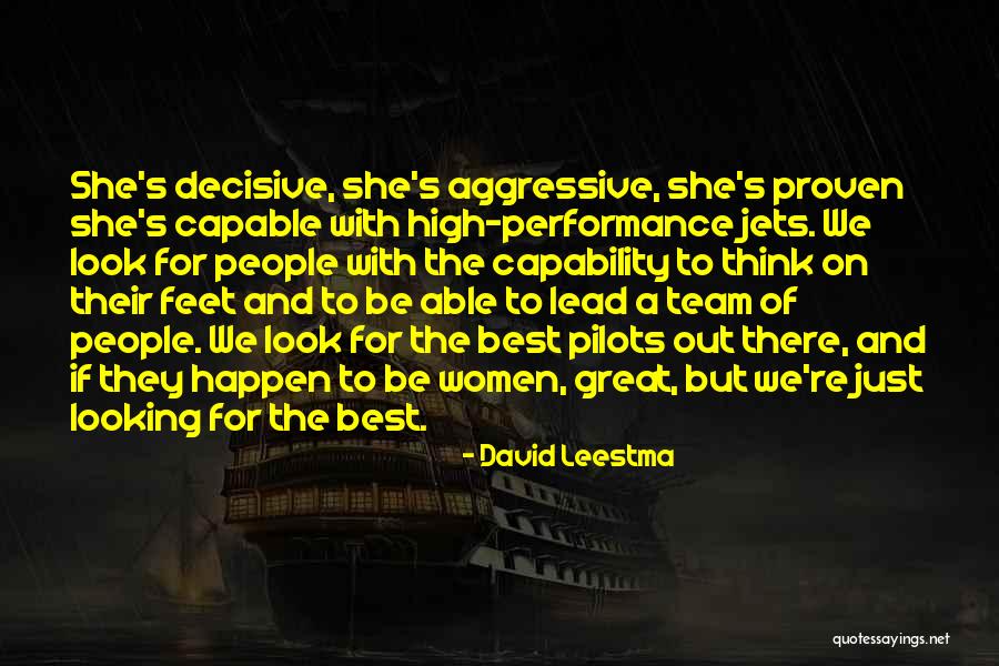 Team Lead Quotes By David Leestma Team Lead Quotes By David Leestma