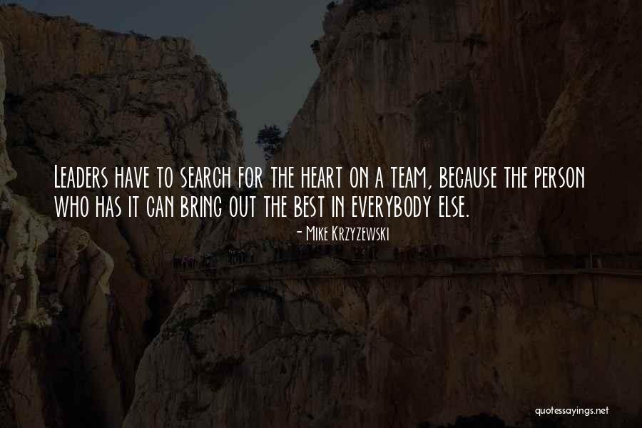 Team Leaders Quotes By Mike Krzyzewski Team Leaders Quotes By Mike Krzyzewski