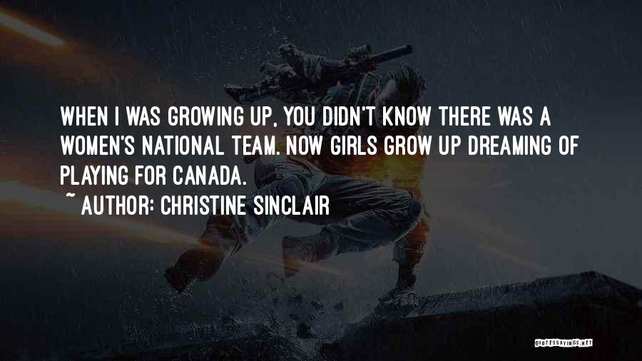 Team National Quotes By Christine Sinclair