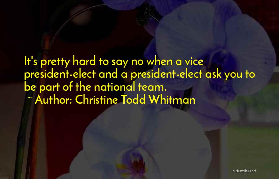 Team National Quotes By Christine Todd Whitman