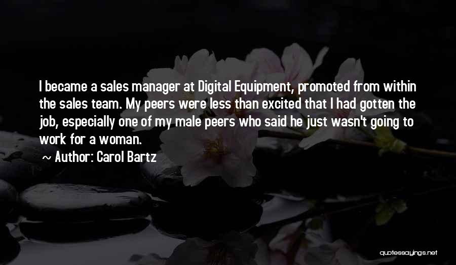 Team Sales Quotes By Carol Bartz