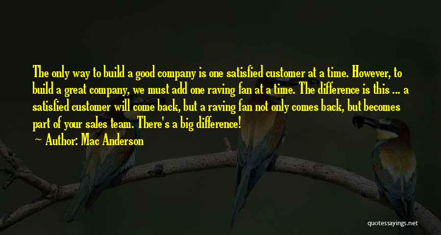 Team Sales Quotes By Mac Anderson