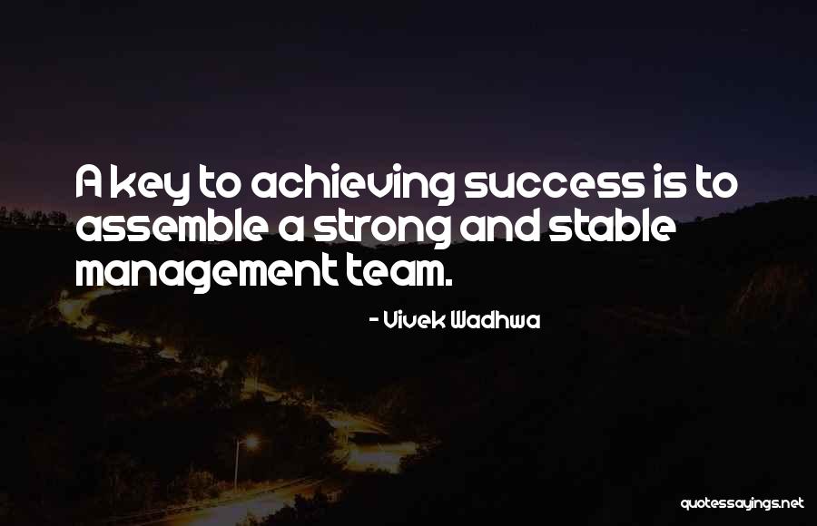 Team Strong Quotes By Vivek Wadhwa Team Strong Quotes By Vivek Wadhwa