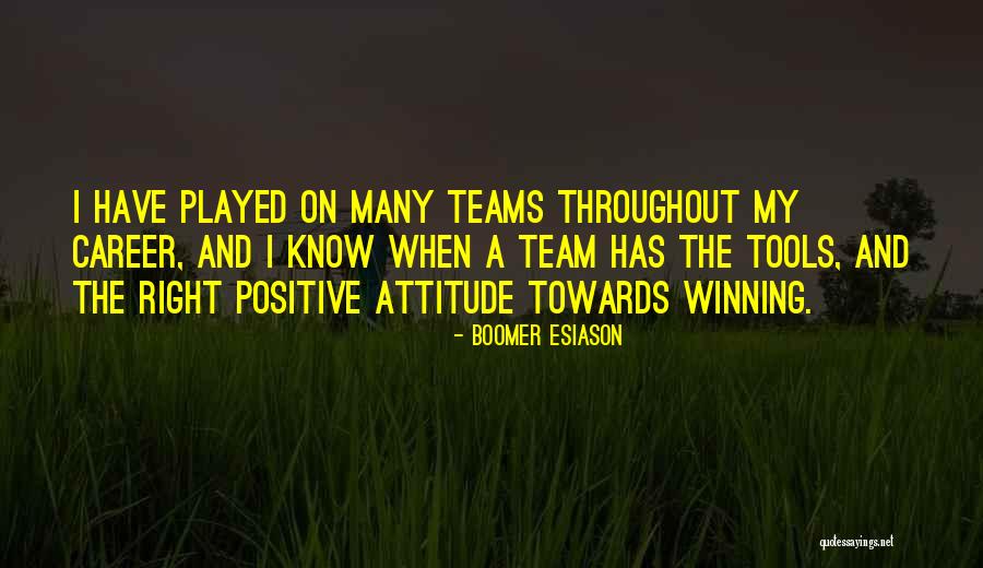 Team Winning Quotes By Boomer Esiason Team Winning Quotes By Boomer Esiason
