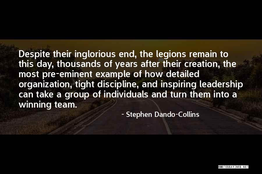 Team Winning Quotes By Stephen Dando-Collins Team Winning Quotes By Stephen Dando-Collins