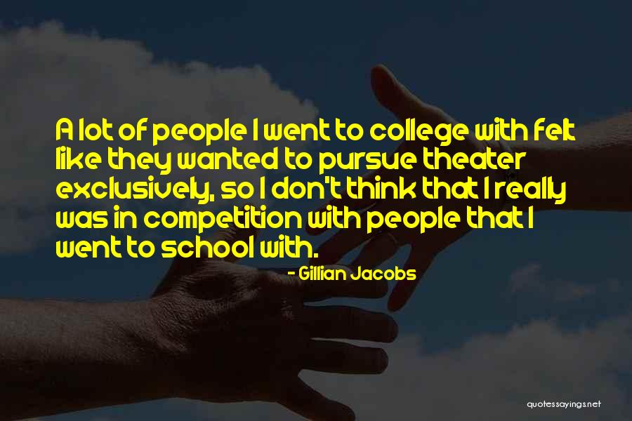 Teamanship Quotes By Gillian Jacobs Teamanship Quotes By Gillian Jacobs