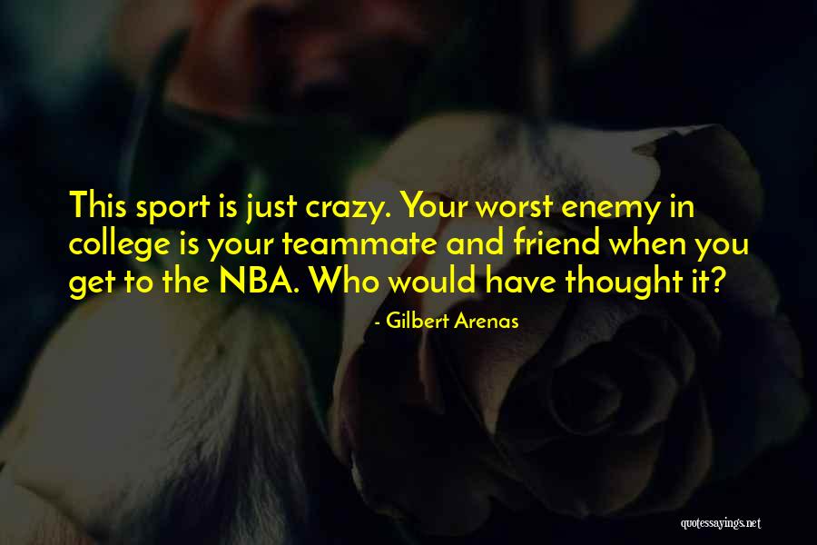 Teammate Quotes By Gilbert Arenas