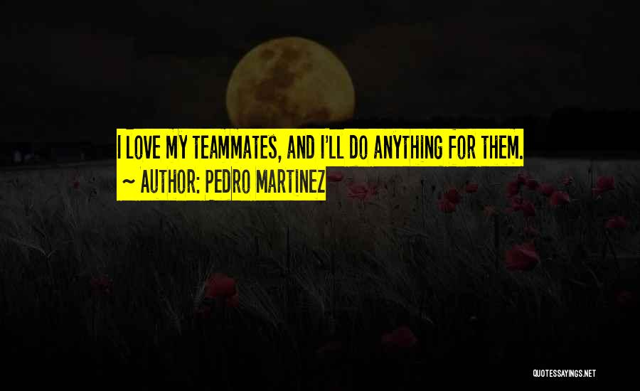 Teammate Quotes By Pedro Martinez