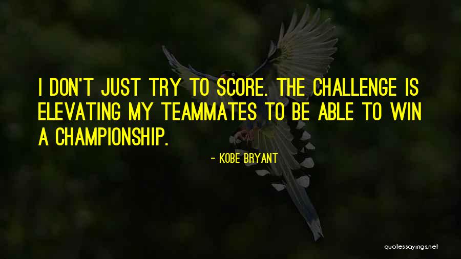 Teammates Basketball Quotes By Kobe Bryant