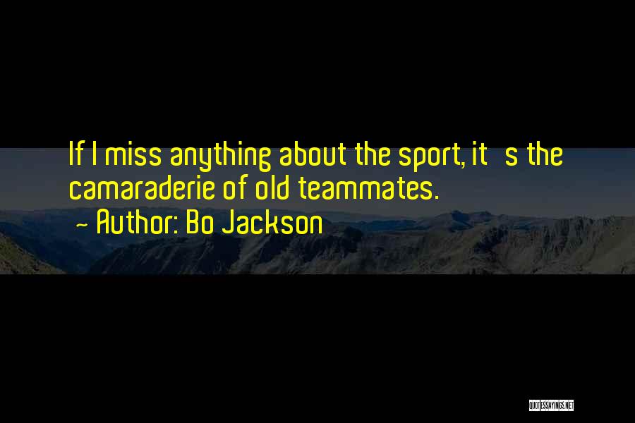 Teammates Quotes By Bo Jackson